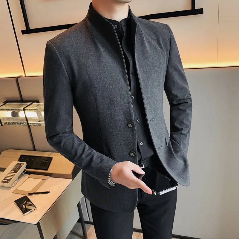 YORIK I KLASSISCHER STEHKRAGEN-BLAZER
